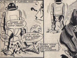 Anti-gorilla-robot