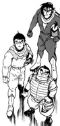 Hayato, Ryoma and Benki in Shin Getter Robo