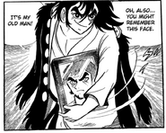 Ryoma shows of his deceased father Ichigan Nagare