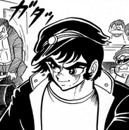 Ryoma disguised as a delinquent