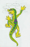 Concept art of Gex