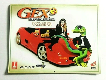 Gex 3 Deep Cover Gecko 1999 - 2000 Calendar EB Eidos Exclusive PlayStation RARE