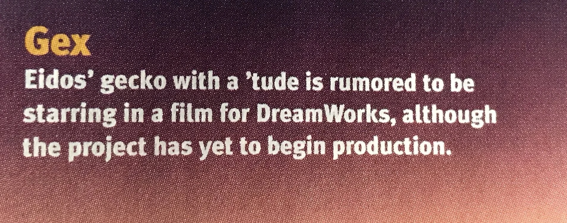 Gex movie