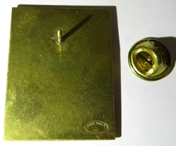 Closeup of back with pin fastener removed