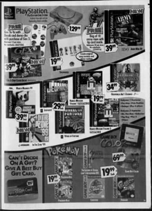 Best Buy ad featuring Gex yo-yo and stickers