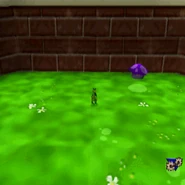 Posters saying "Keep Off The Grass...Man!" were removed in Spin Tail.