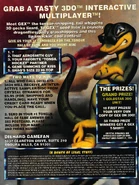 Gex 3DO Feburary Contest.png (4.56 MB) Diehard GameFan magazine (February 1995) hosting a contest for readers, which first 10 winners, will win a 3DO console along with a free copy of Gex.