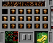 Gex 3 GBC Password Screen
