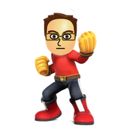 LordCarlisle in Mii Brawler form.