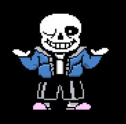 undertale sans in color