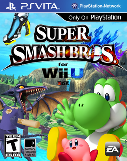 super smash bros wii u box art