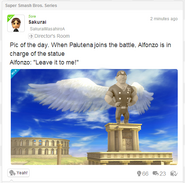 Palutena joining the Battle