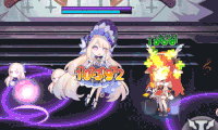 Forest Island Deer Sunfire Judgement skill animation