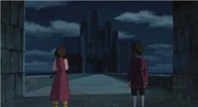 Therru folgt Arrens Schatten zum Schloss.