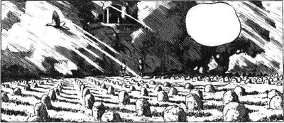 Nausicaä hinterfragt den Hirten und kommt so an die Wahrheit heran ...