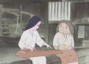 Takenoko und ihre Mutter in der Küche.