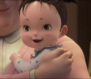 Die Heimleiterin hat ein Herz für Kinder.