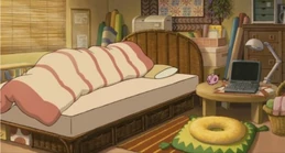 Naokos Zimmer ... Das Gegenteil von Harus Zimmer.