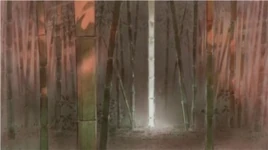 Der leuchtende Bambus.