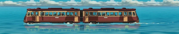 Der Wasserzug besteht aus zwei Wagons.