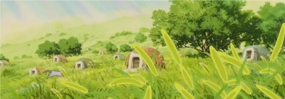 Im Katzenreich ist die Wiese mit Katzenminze bedeckt.