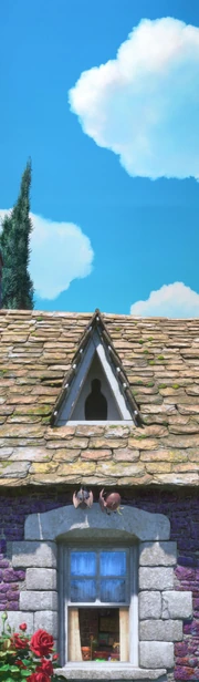 Die Dämonen bewachen das Haus.