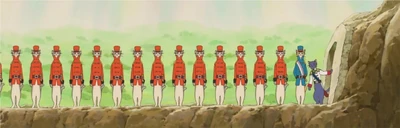 Lune und seine Soldaten.