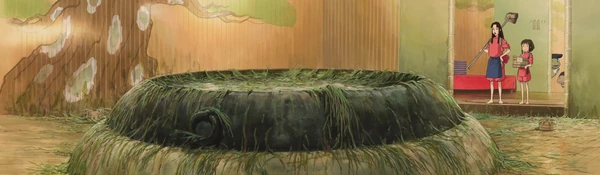 Lin und Chihiro haben die Große Wanne zu putzen.