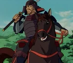 Der Samurai beim Überfall