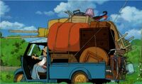 Totoro-kusakabes-auto
