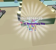 "You Redeemed x1 Anniversary Key"