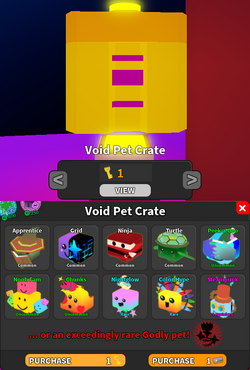 🤖 NEW CODE and GETTING STAR BEAM GODLY PET FROM VOID PET CRATE