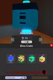 Dino Pet Crate