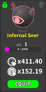 Infernal Seer, Ghost Simulator Roblox Wiki