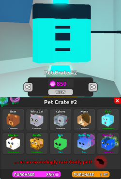 Pet Crates Ghost Simulator Roblox Wiki Fandom - ghost simulator roblox how to unlock crates with keys