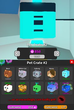 Pet Crates Ghost Simulator Roblox Wiki Fandom - roblox ghost simulator pet trainers lost net