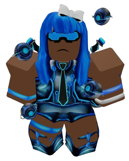 Blue Hair with Bow, Roblox Wiki