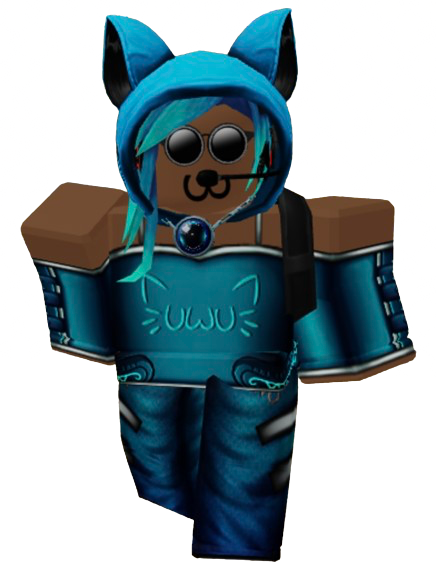 Blue Hair with Bow, Roblox Wiki