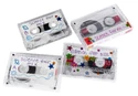Mixtapes for Sony Boombox prop used for science fair reenactment (Credit: Prop Store)