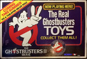 Ghostbusters II hanging double sided cardboard sign. (Credit: Robert Maxwell Barbieri)