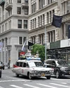 Ecto-1 filming at 5th Avenue & 18th Street in New York on June 3, 2023 (Credit: Danni)