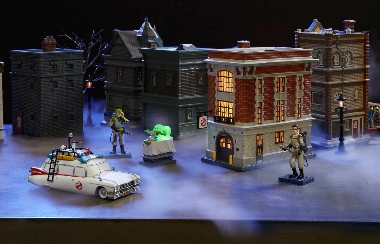 Department 56 Ghostbusters related holiday merchandise