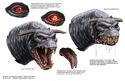 Terror Dog eye, tongue, and drool guide for Ghostbusters: Afterlife (Credit: Brynn Metheney)