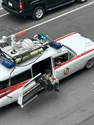 Ecto-1 seen at Fifth Avenue on June 18, 2023 (Credit: MarcBeckman)