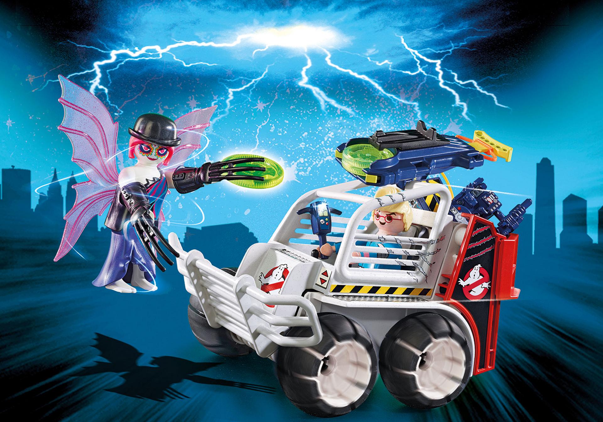 Playmobil: Spengler with Cage Car, Ghostbusters Wiki