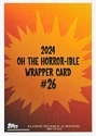Oh the Horrible - Wrapper #26 Back (credit: Paul Rudoff)