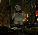 Stay Puft Marshmallow Man as seen in gameplay in Ghostbusters:The Video Game (Realistic Version).