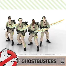 GHOSTBUSTERS PLASMA SERIES GLOW IN THE DARK ACTION FIGURES (SET OF 4