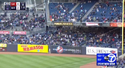 Movie ad seen on Yankee Stadium outfield wall on Eyewitness News recap of New York Yankees-Los Angeles Angels game on June 8, 2016 (credit: User:Spookcentral)