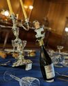 Frozen champagne prop (Credit: Ellen Gould)